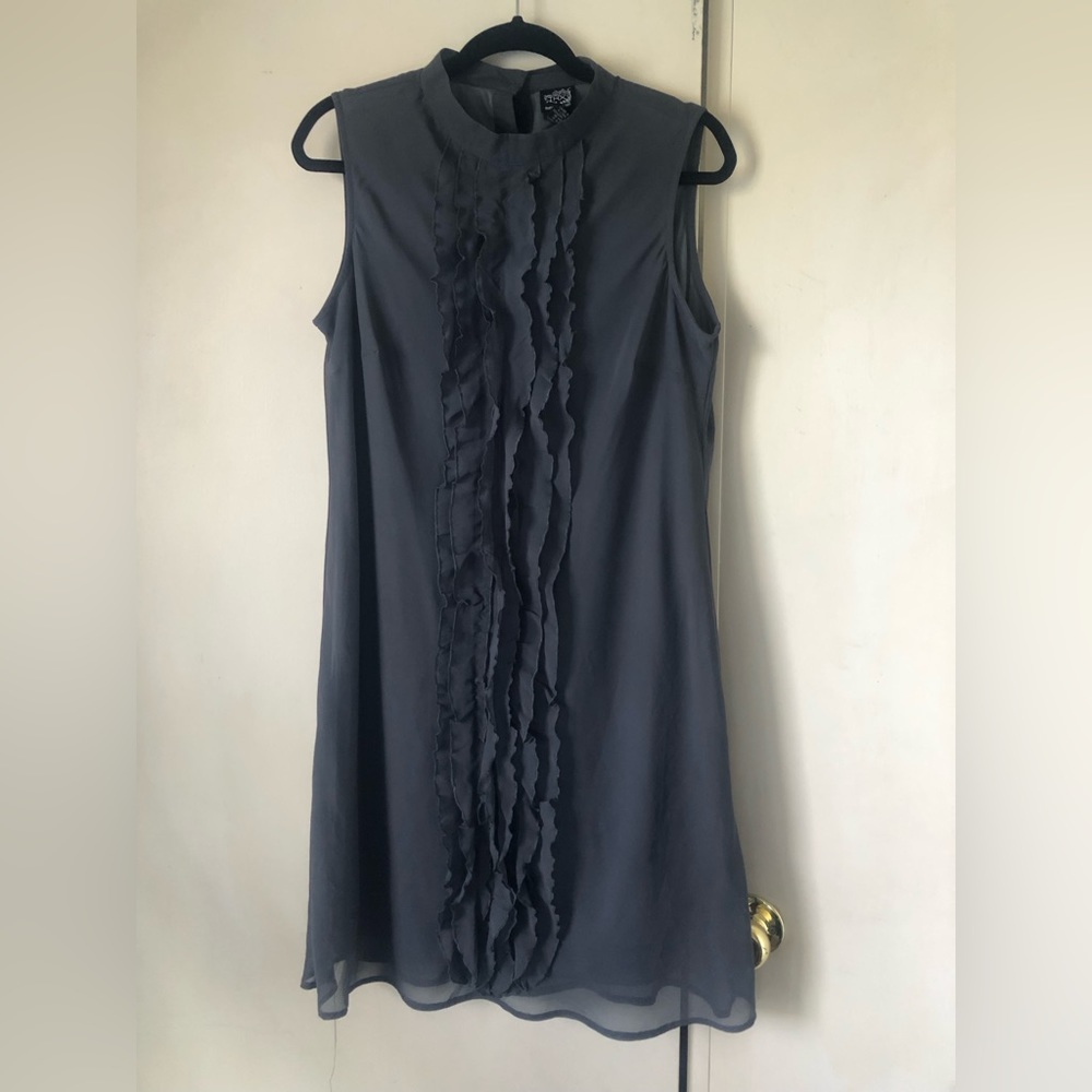 THX Women’s Sleeveless Ruffle-front Dress